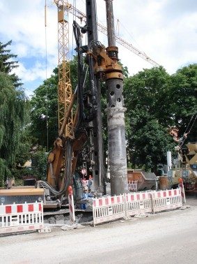 Bohrgerät zur Herstellung von Großbohrpfählen